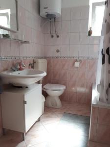 Koupelna v ubytování Apartman Alberta