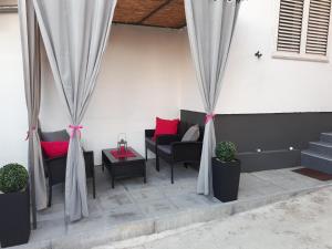Posezení v ubytování Apartman Alberta