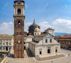 an aerial view of the city stock photo at Palatina apartment in Turin
