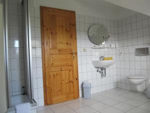 Koupelna v ubytování Haus "Annekathrin"