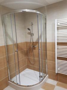 Koupelna v ubytování Apartmány U Vlka + 37 fotografií