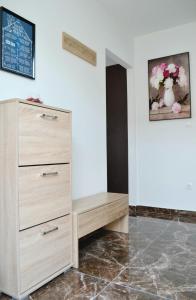 TV a/nebo společenská místnost v ubytování 4 apartmens private pool 20people max