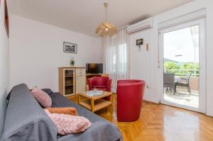 TV a/nebo společenská místnost v ubytování Apartment Danijela