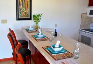 Η κουζίνα ή μικρή κουζίνα στο Four Diamonds Park Villas +4 φωτογραφίες