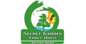 a logo for a secret garden family house at Secret Garden Family House in Ko Chang