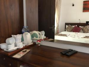 Postelja oz. postelje v sobi nastanitve Hotel Heladiv