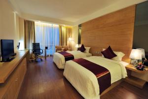 Krevet ili kreveti u jedinici u objektu Dara Airport Hotel