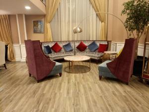 Posezení v ubytování Sherar Addis Hotel