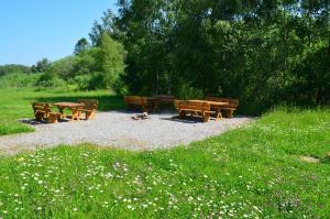 Zahrada ubytování Apartmány Nova Lake