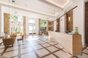 Posezení v ubytování Hotel Na Taconera
