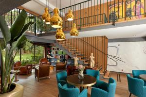 Гостиная зона в Villa Duflot Hôtel & Spa Perpignan