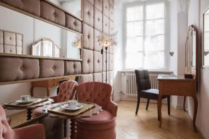 Posezení v ubytování Caffè dell'Arte Boutique Rooms Locarno
