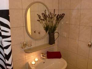 Ein Badezimmer in der Unterkunft Auf "Kleine Wiesen"