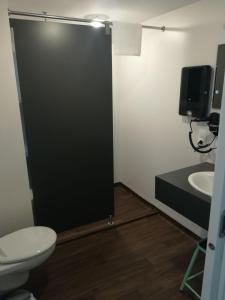 A bathroom at Agora Hostel