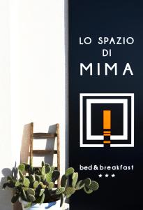 Certifikát, hodnocení, plakát nebo jiný dokument vystavený v ubytování Lo spazio di Mima
