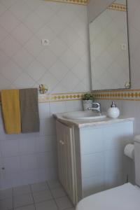 Phòng tắm tại Casa da Cilinha