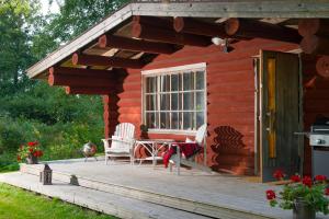 Zahrada ubytování Koivulan Kartano Cottage