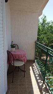 Balkón nebo terasa v ubytování Apartman Kursar
