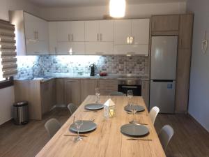 Kuchyň nebo kuchyňský kout v ubytování house chaido