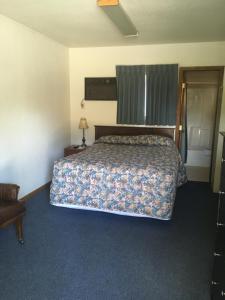 Ein Bett oder Betten in einem Zimmer der Unterkunft Wigwam Motel