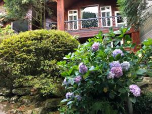 Un jardín fuera de 福緣山莊 桃園市民宿004號