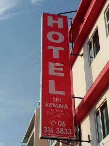 Certifikát, hodnocení, plakát nebo jiný dokument vystavený v ubytování Hotel Sri Rembia