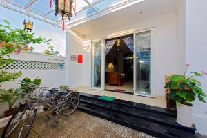 Balkón nebo terasa v ubytování Green Town House Hoi An