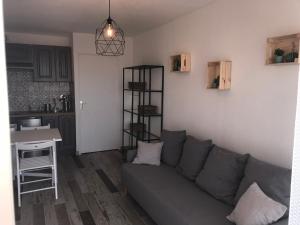 Χώρος καθιστικού στο Studio Valras Plage