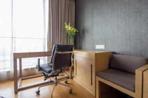 Posezení v ubytování SLOWCOM-Xingyue Pa Zhou Apartment