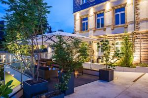 Zahrada ubytování AKZENT Hotel Villa Saxer