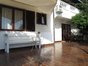 Balkón nebo terasa v ubytování Apartments Potočki