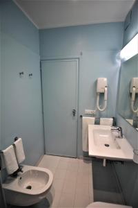 Koupelna v ubytování Hotel Marelba