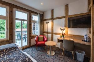 Posezení v ubytování AKZENT Hotel Villa Saxer