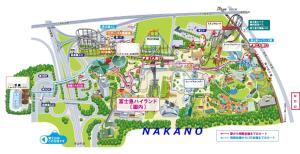 a map of the disneyland resort at Minshuku Nakano in Fujiyoshida +13 photos