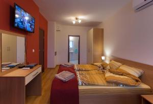 TV a/nebo společenská místnost v ubytování Holiday Home Paulovnia