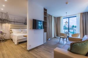 Кровать или кровати в номере Apartments Marina Novi