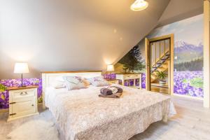 Posteľ alebo postele v izbe v ubytovaní Apartament Gawra Zakopane