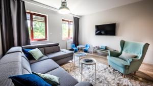 Posezení v ubytování A11 Apartments & SPA Dermique