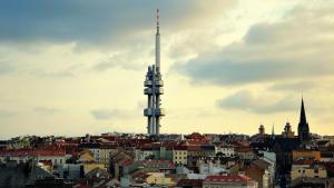 Výhľad na mesto Praha alebo výhľad na mesto priamo z apartmánu