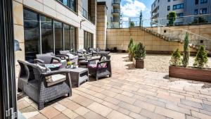 Posezení v ubytování A11 Apartments & SPA Dermique