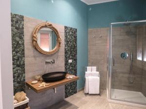 Kylpyhuone majoituspaikassa Catria