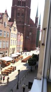 Výhľad na mesto Gdansk alebo výhľad na mesto priamo z apartmánu