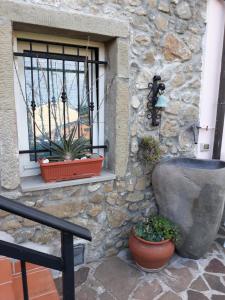 A balcony or terrace at La Villa