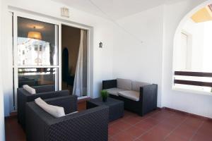 Apartamento Nadales a 100 Metros De La Playaにあるシーティングエリア