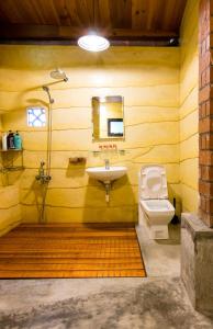 Koupelna v ubytování Lungta BnB