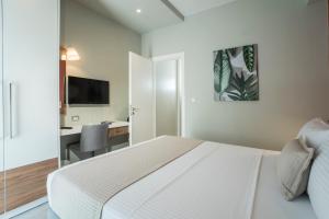 Postel nebo postele na pokoji v ubytování Mediterranean Luxury Apartment