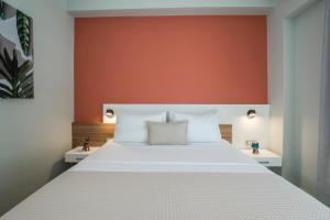 Postel nebo postele na pokoji v ubytování Mediterranean Luxury Apartment