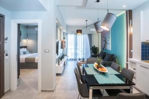 Postel nebo postele na pokoji v ubytování Mediterranean Luxury Apartment
