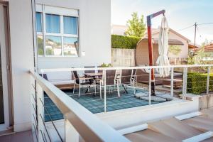 Balkón alebo terasa v ubytovaní Apartmani Gelo