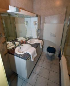 Koupelna v ubytování Hotel 'T Hert
